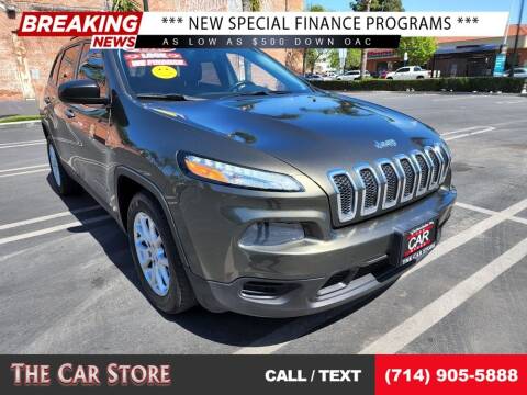 2015 Jeep Cherokee for sale at The Car Store in Santa Ana CA