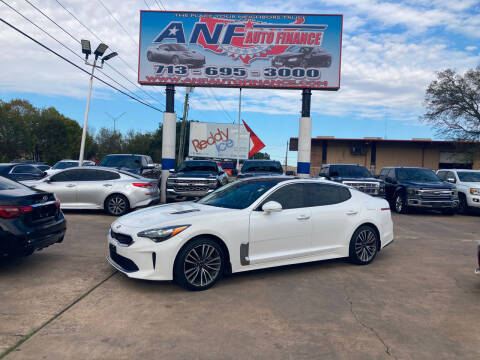 2019 Kia Stinger for sale at ANF AUTO FINANCE in Houston TX