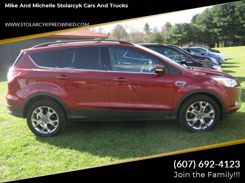 2013 Ford Escape for sale at Mike and Michelle Stolarcyk Cars and Trucks in Whitney Point NY
