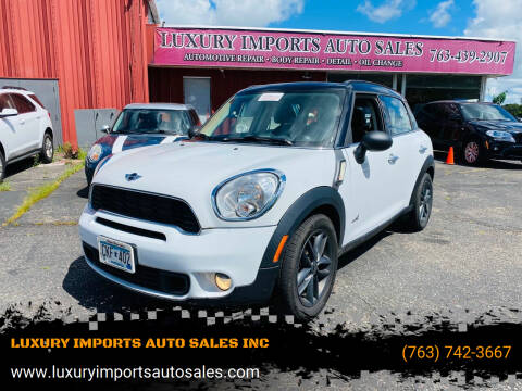 2011 MINI Cooper Countryman for sale at LUXURY IMPORTS AUTO SALES INC in North Branch MN