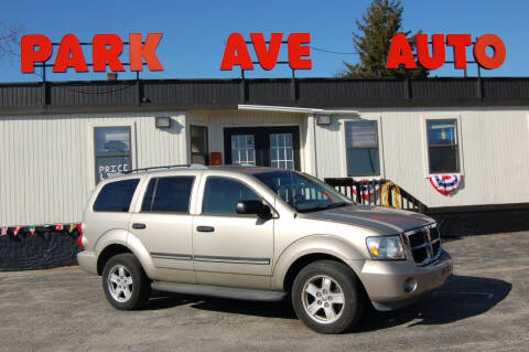 2008 Dodge Durango for sale at Park Ave Auto Inc. in Worcester MA