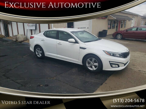 2015 Kia Optima for sale at Exclusive Automotive in West Chester OH