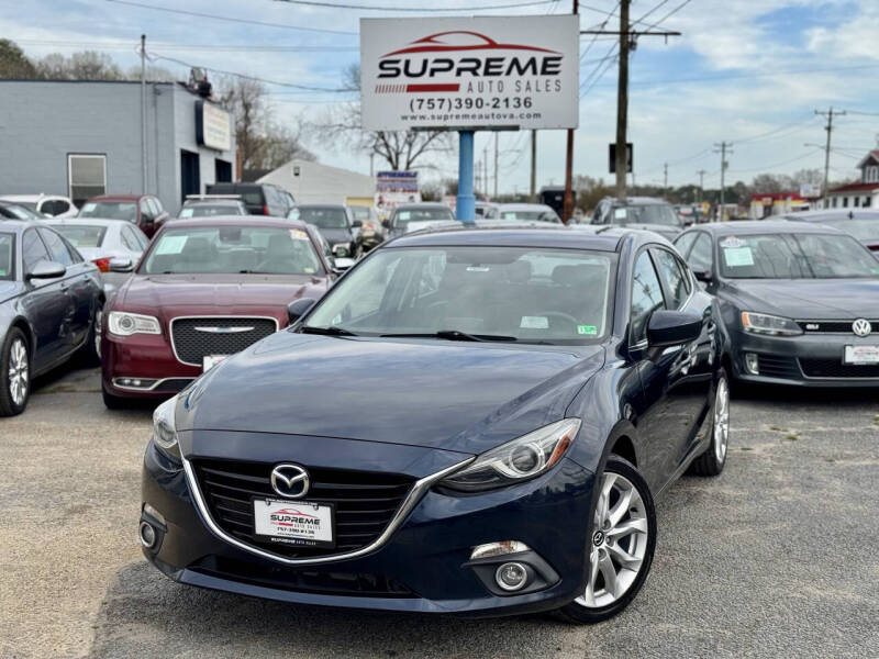2014 Mazda MAZDA3 for sale at Supreme Auto Sales in Chesapeake VA