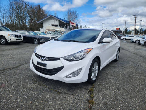 2013 Hyundai Elantra Coupe for sale at Leavitt Auto Sales and Used Car City in Everett WA