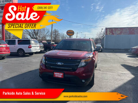 2013 Ford Explorer for sale at Parkside Auto Sales & Service in Pekin IL