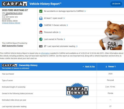 2020 Ford Mustang GT Premium