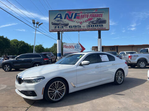 2018 BMW 5 Series for sale at ANF AUTO FINANCE in Houston TX