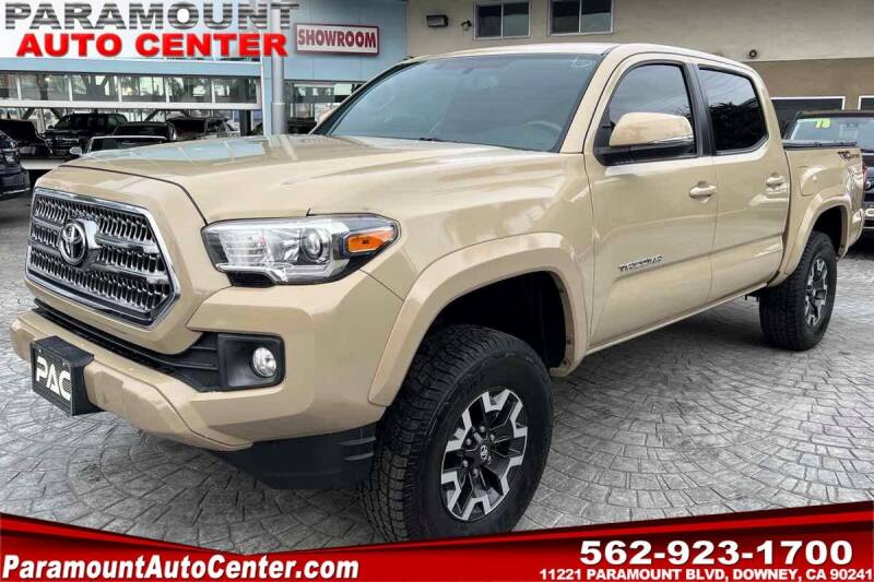 2017 Toyota Tacoma for sale at PARAMOUNT AUTO CENTER in Downey CA