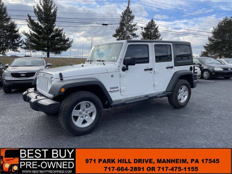 2017 Jeep Wrangler Unlimited for sale at Best Buy Pre-Owned in Manheim PA