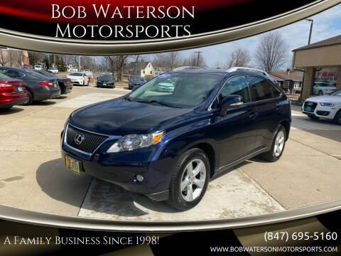 2010 Lexus RX 350 for sale at Bob Waterson Motorsports in South Elgin IL