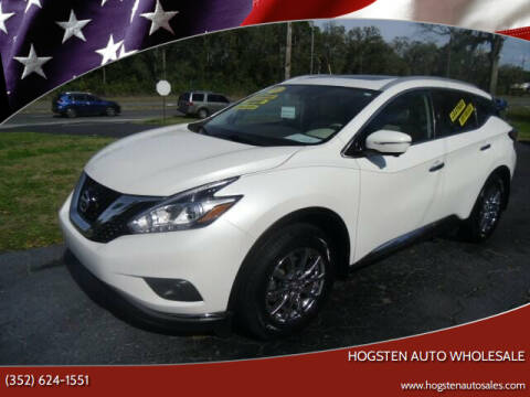 2015 Nissan Murano for sale at HOGSTEN AUTO WHOLESALE in Ocala FL