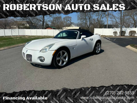 2008 Pontiac Solstice for sale at ROBERTSON AUTO SALES in Bowling Green KY