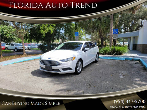 2018 Ford Fusion for sale at Florida Auto Trend in Plantation FL