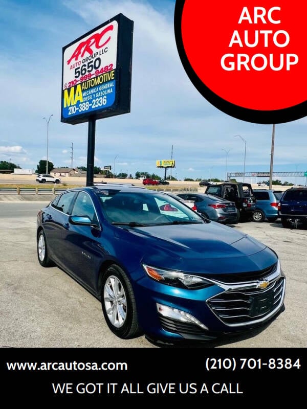 2019 Chevrolet Malibu for sale at ARC AUTO GROUP in San Antonio TX