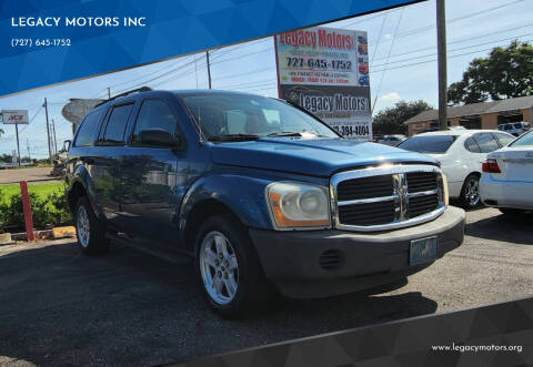 2006 Dodge Durango for sale at LEGACY MOTORS INC in New Port Richey FL