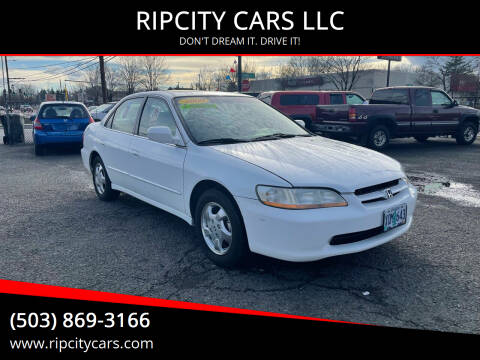 2000 Honda Accord for sale at RIPCITY CARS LLC in Portland OR
