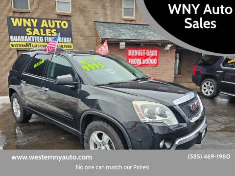 2012 GMC Acadia for sale at WNY Auto Sales - WNY Auto Budget Lot in Rochester NY