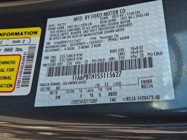 2025 Ford Mustang EcoBoost