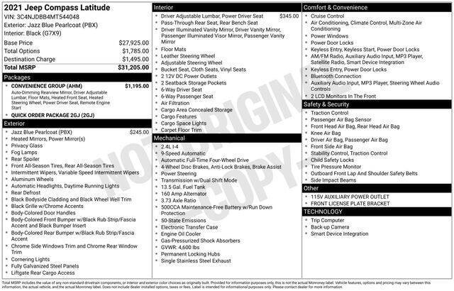 2021 Jeep Compass Latitude