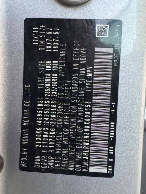 2019 Honda CR-V EX-L