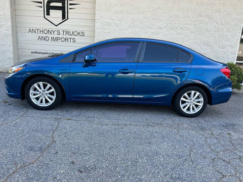 2012 Honda Civic for sale at Anthony's Trucks and Imports in Greenville SC