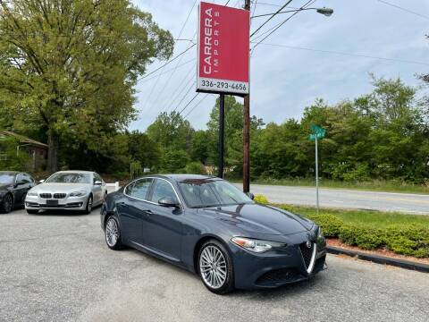 2019 Alfa Romeo Giulia for sale at CARRERA IMPORTS INC in Winston Salem NC