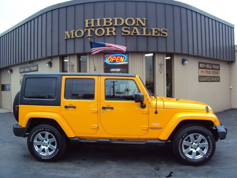 2012 Jeep Wrangler Unlimited for sale at Hibdon Motor Sales in Clinton Township MI