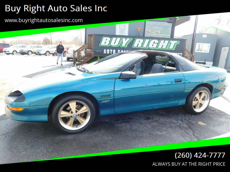 1996 Chevrolet Camaro for sale at Buy Right Auto Sales Inc in Fort Wayne IN
