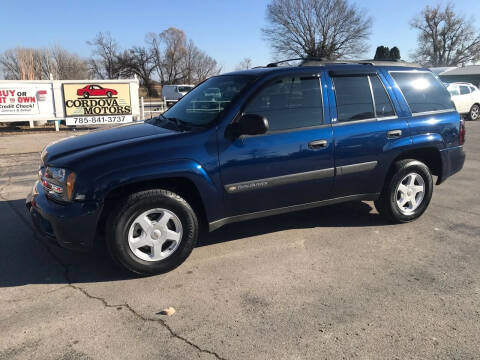 2003 Chevrolet TrailBlazer for sale at Cordova Motors in Lawrence KS