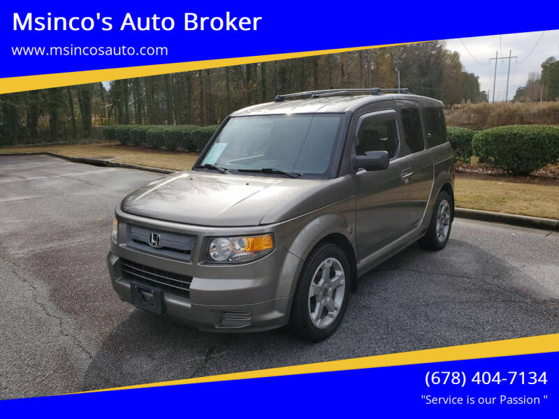 2008 Honda Element for sale at Msinco's Auto Broker in Snellville GA