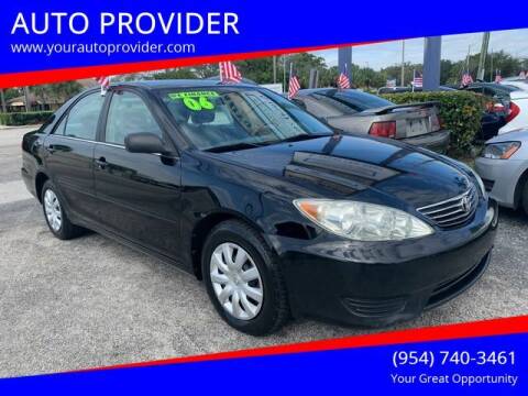 2006 Toyota Camry for sale at AUTO PROVIDER in Fort Lauderdale FL