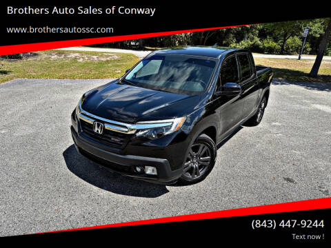 2017 Honda Ridgeline for sale at Brothers Auto Sales of Conway in Conway SC