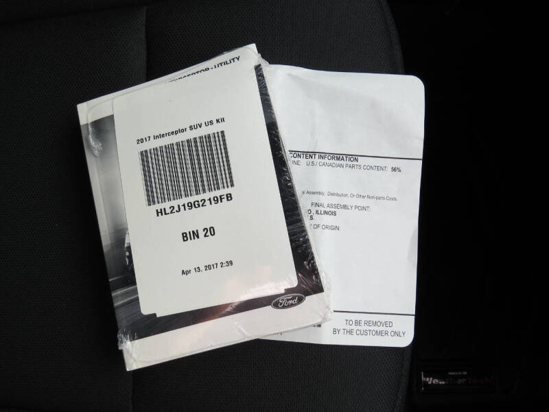 2017 Ford Explorer Police Interceptor Utility