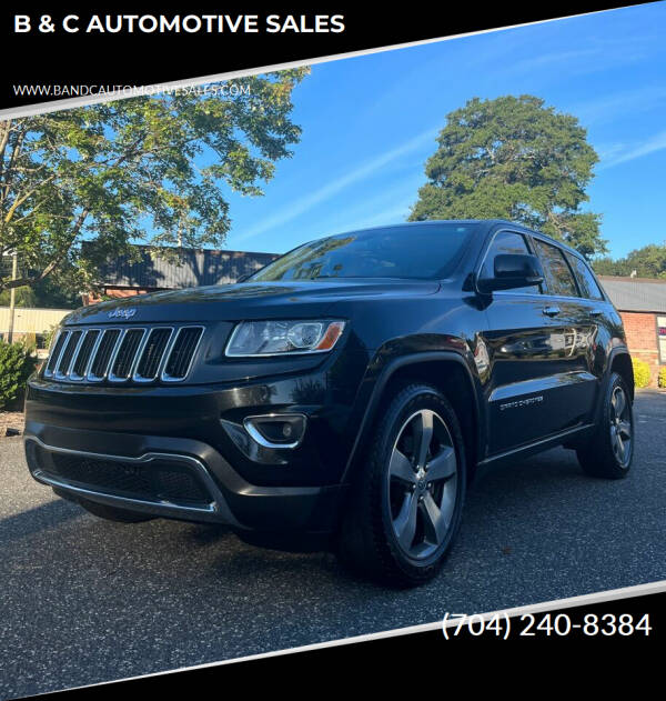 2014 Jeep Grand Cherokee for sale at B & C AUTOMOTIVE SALES in Lincolnton NC