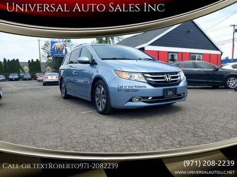 2014 Honda Odyssey for sale at Universal Auto Sales Inc in Salem OR