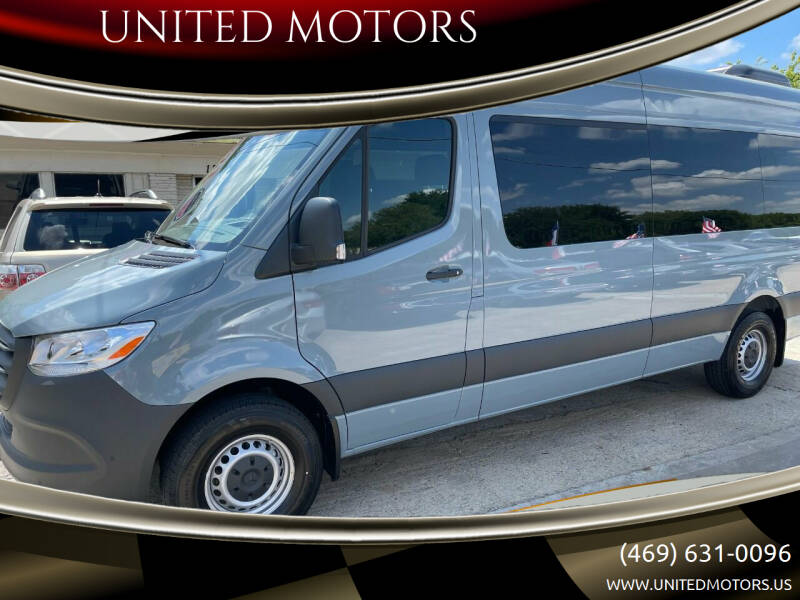 2022 Mercedes-Benz Sprinter Passenger for sale at UNITED MOTORS in Mckinney TX