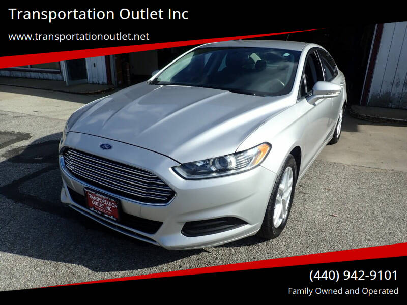 2016 Ford Fusion for sale at Transportation Outlet Inc in Eastlake OH
