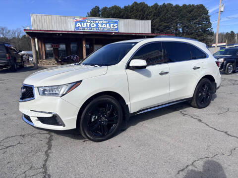 2017 Acura MDX for sale at Greenbrier Auto Sales in Greenbrier AR