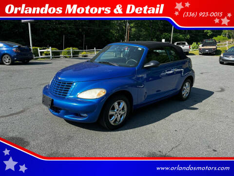 2005 Chrysler PT Cruiser for sale at Orlandos Motors & Detail in Winston Salem NC