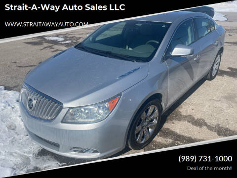 2012 Buick LaCrosse for sale at Strait-A-Way Auto Sales LLC in Gaylord MI