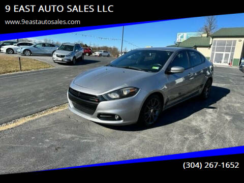 2016 Dodge Dart for sale at 9 EAST AUTO SALES LLC in Martinsburg WV