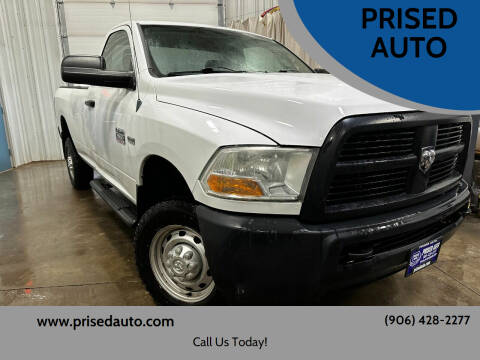 2012 RAM 2500 for sale at PRISED AUTO in Gladstone MI