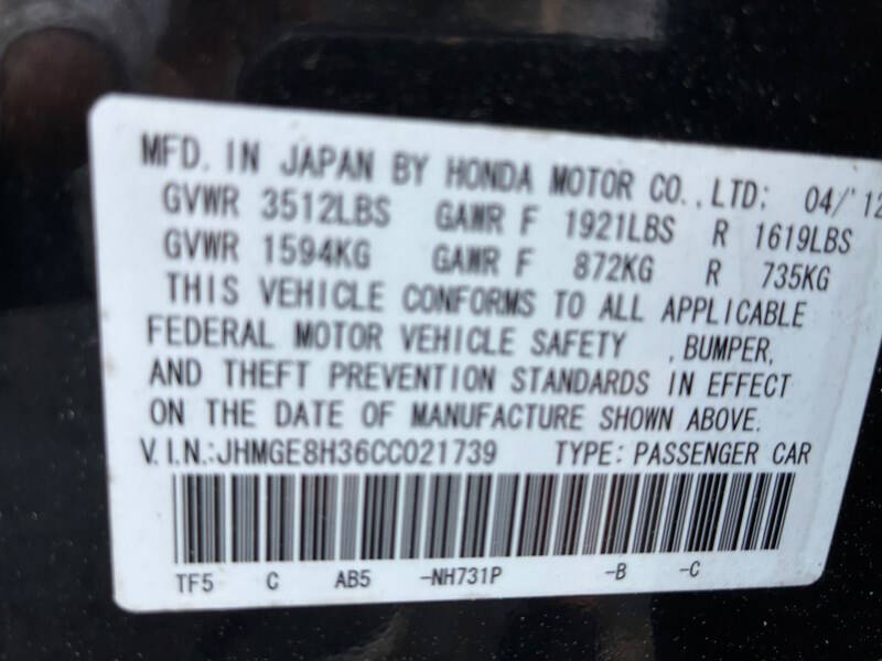 2012 Honda Fit