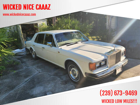 1984 Rolls-Royce Silver Spirit for sale at WICKED NICE CAAAZ in Cape Coral FL