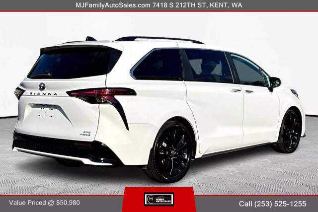 2023 Toyota Sienna for sale at MJ FAMILY AUTO SALES in Kent, WA