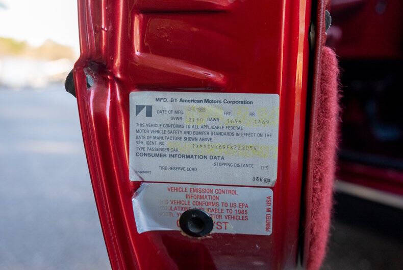 1985 AMC Alliance DL