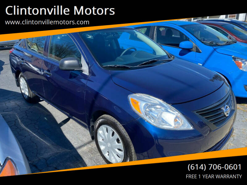 2013 Nissan Versa for sale at Clintonville Motors in Columbus OH