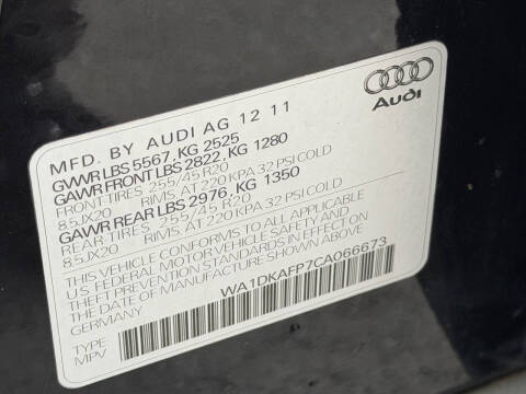 2012 Audi Q5 3.2 quattro Premium Plus