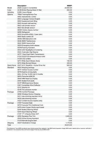 2026 MINI Convertible Cooper