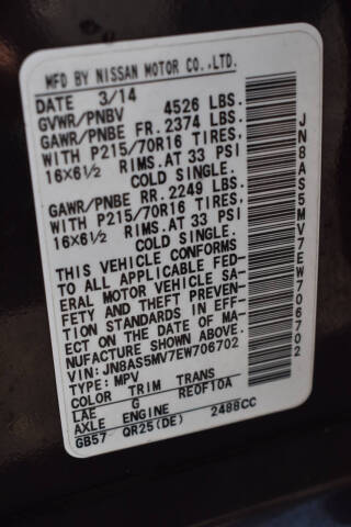 2014 Nissan Rogue Select S